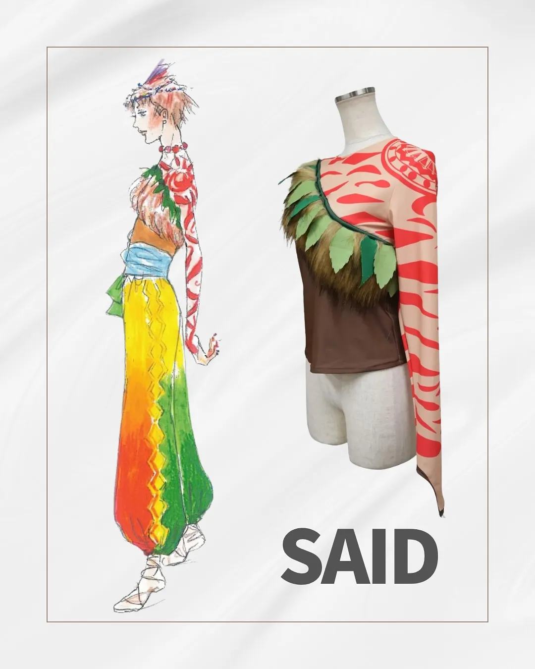 デザイン画から完成衣装までのストーリーをご紹介✨